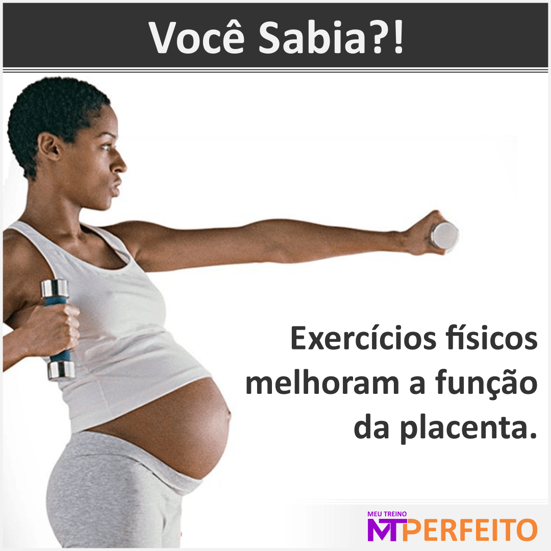 Exercícios físicos melhoram a função da placenta