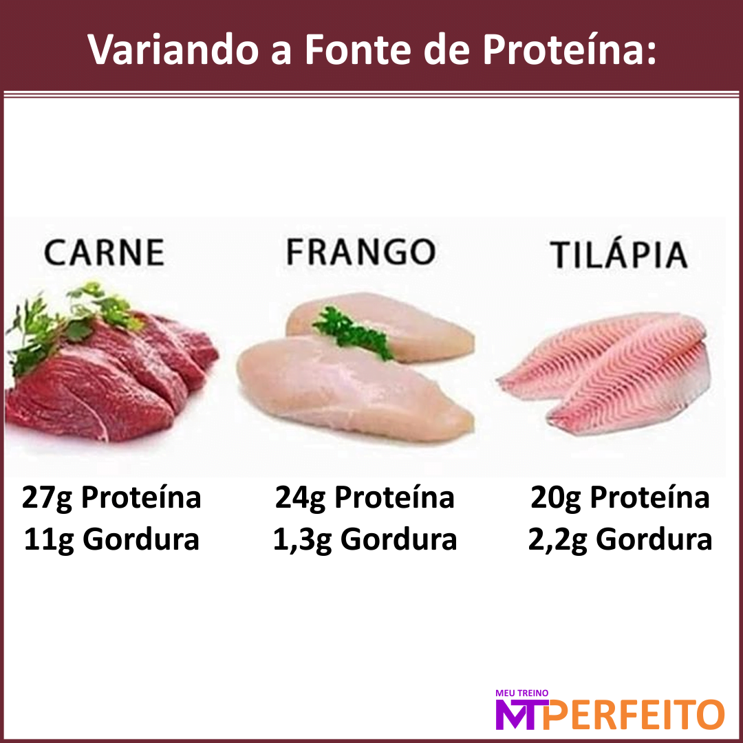 Variando a Fonte de Proteína