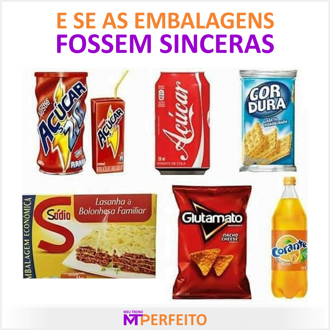 E se as embalagens fossem sinceras?!