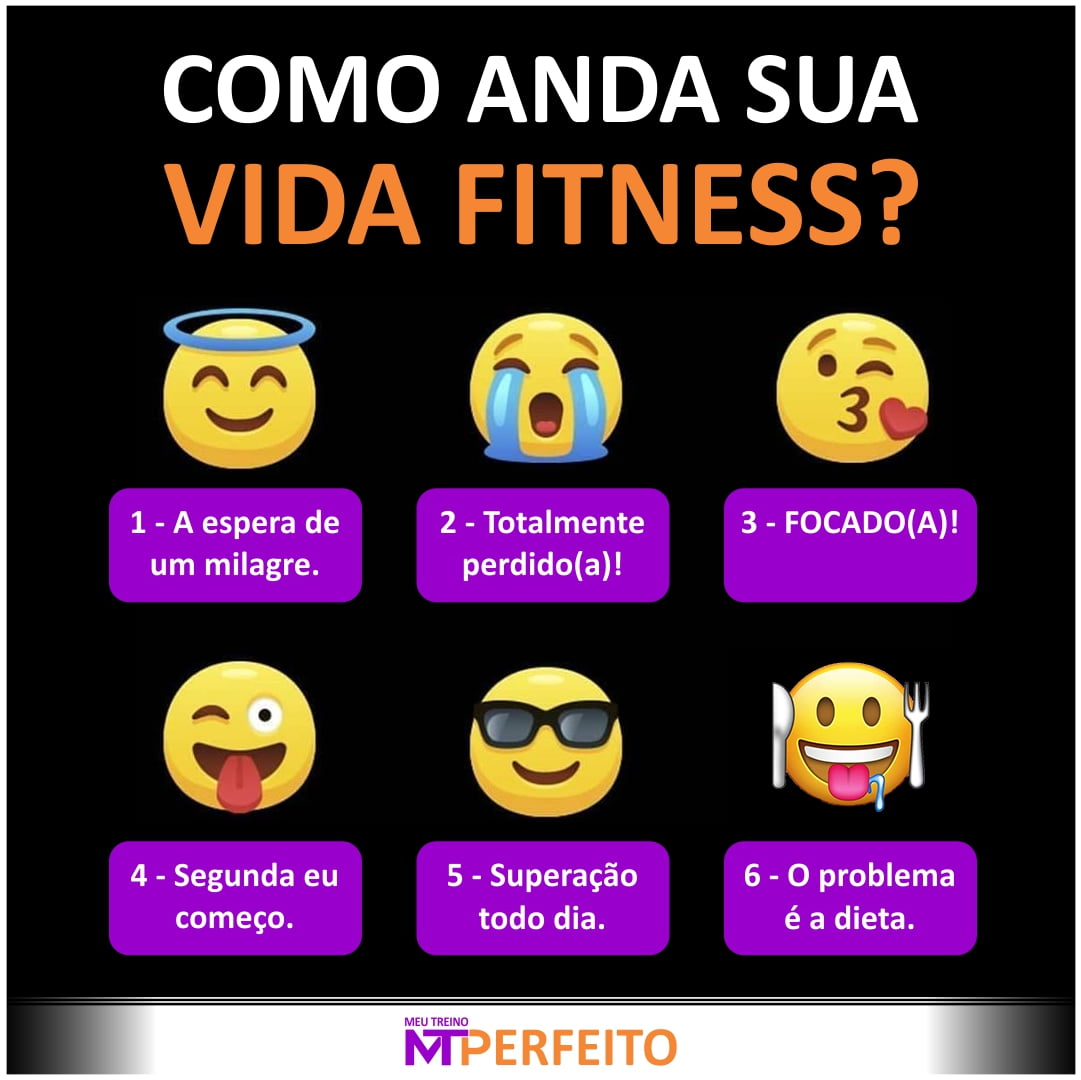 Como anda sua vida fitness?