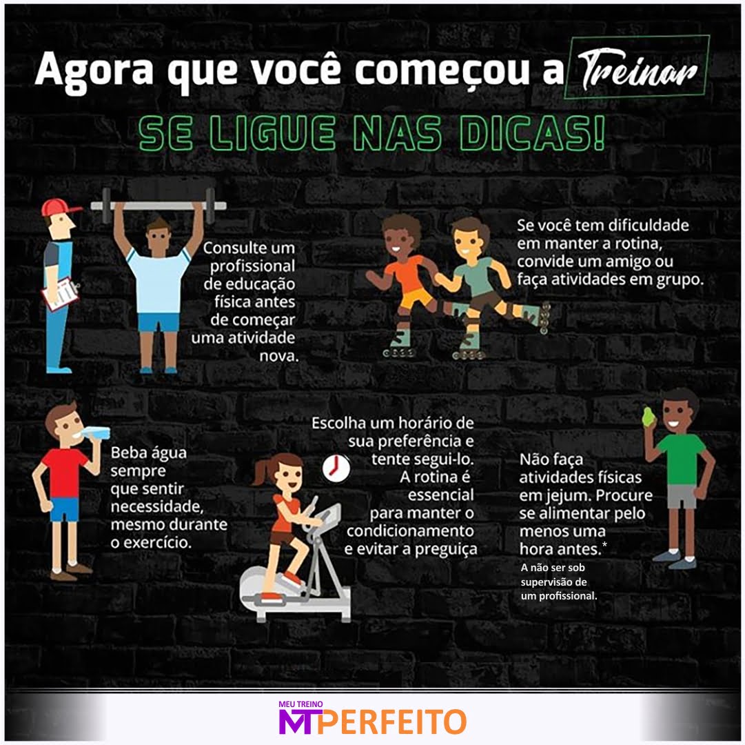 Agora que você começou a treinar…