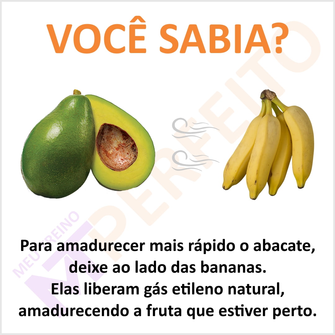 Aprenda amadurecer mais rápido o abacate