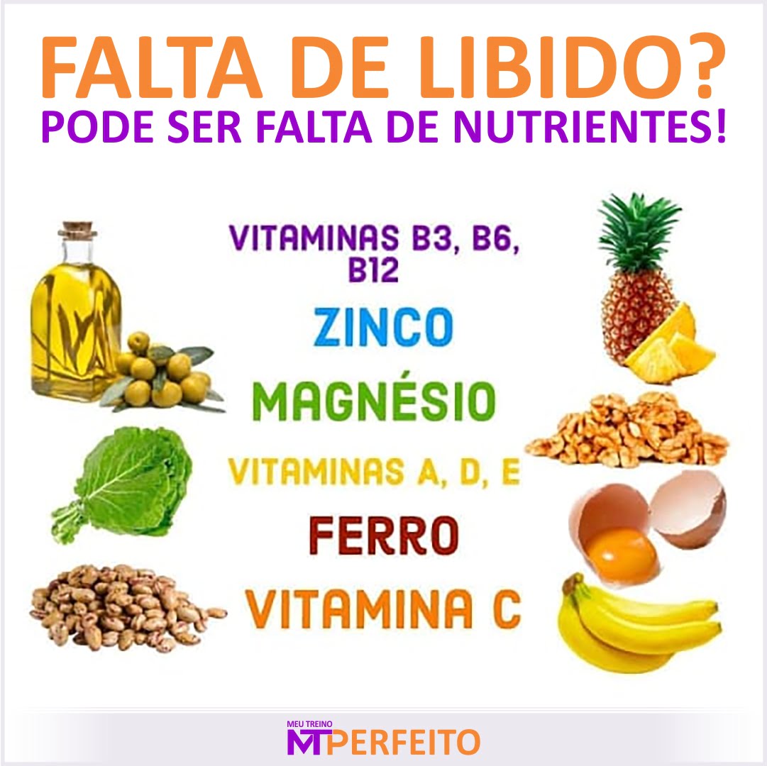 Falta de libido? Pode ser falta de nutrientes!