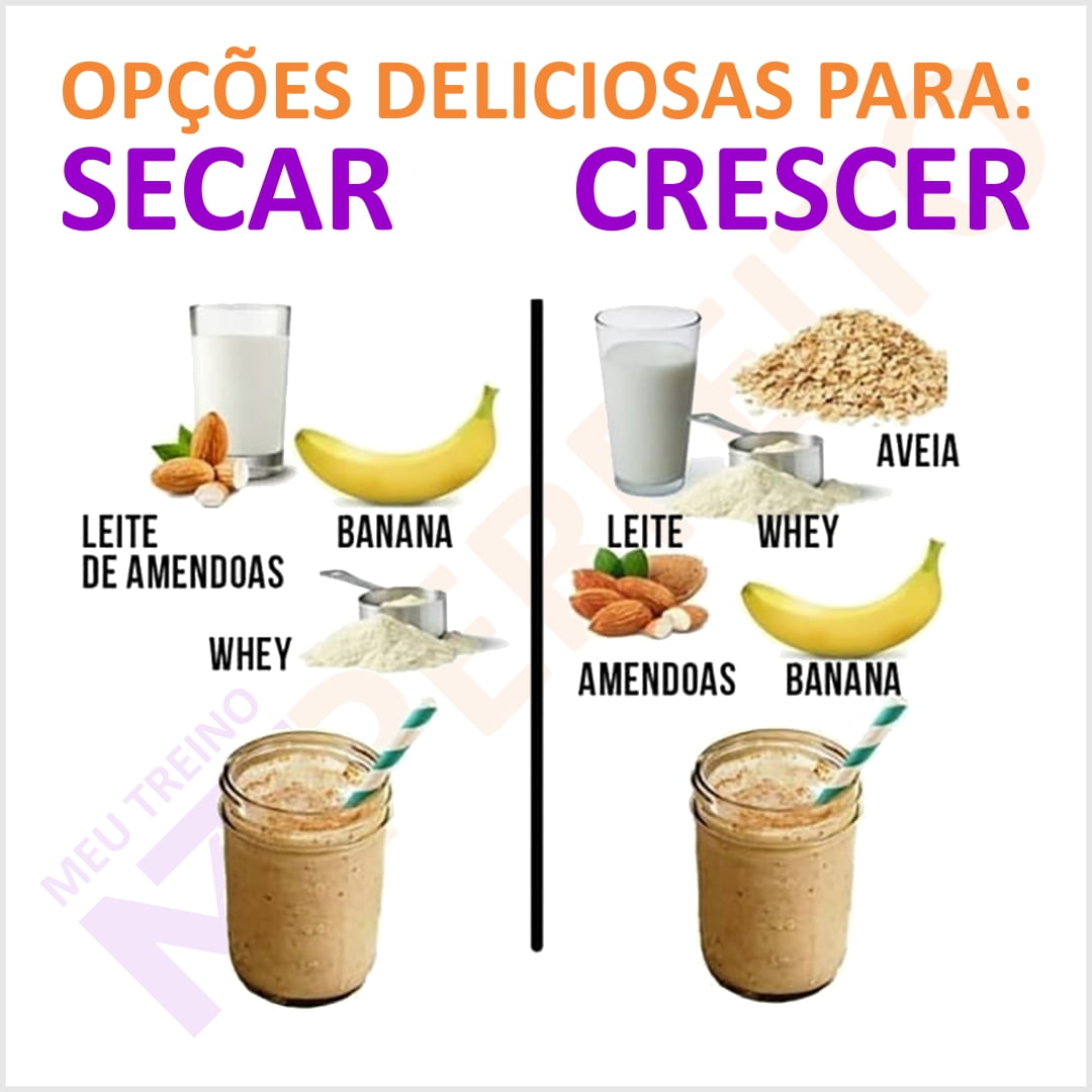 Opções deliciosas para Secar e para Crescer