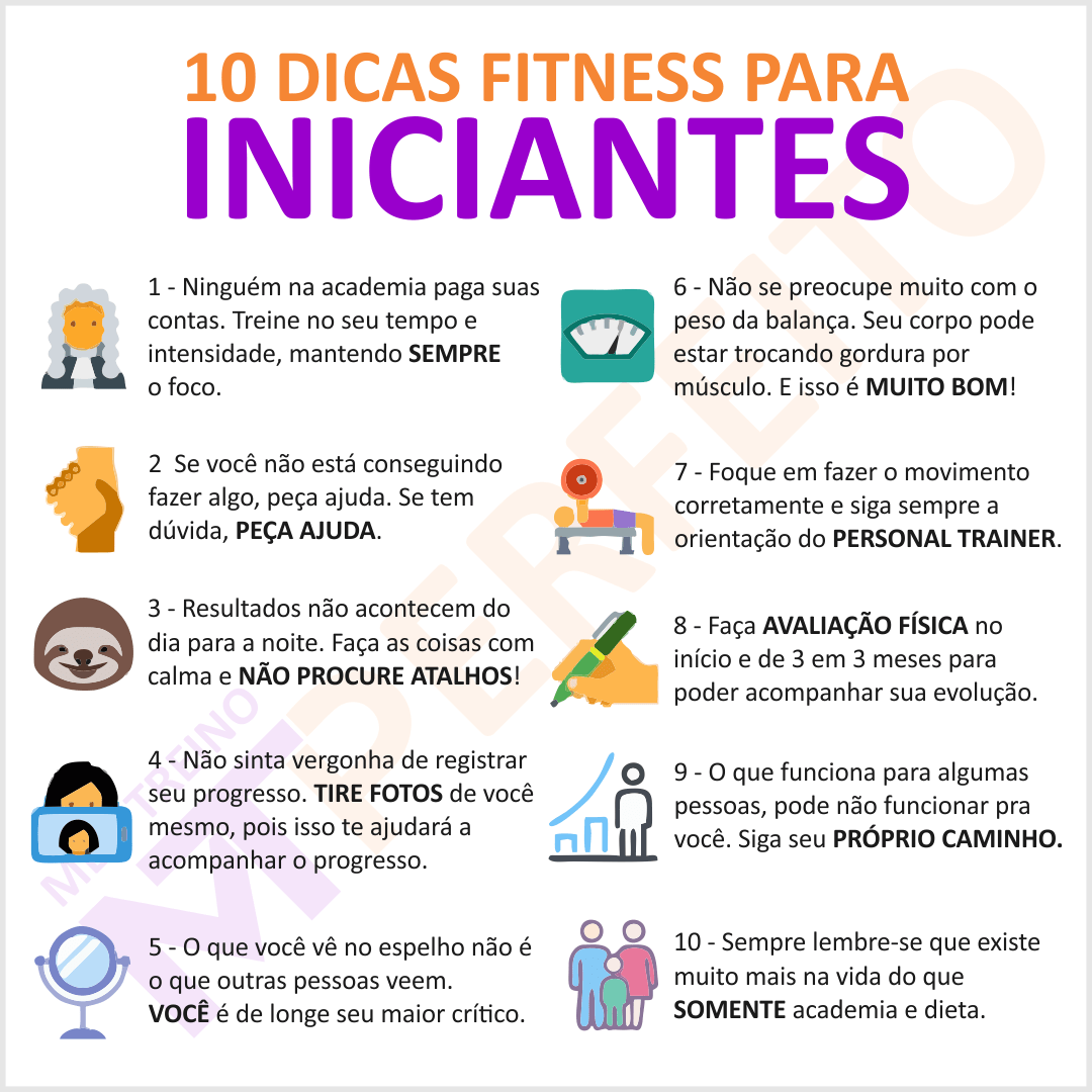 10 Dicas Fitness Para Iniciantes - Meu Treino Perfeito