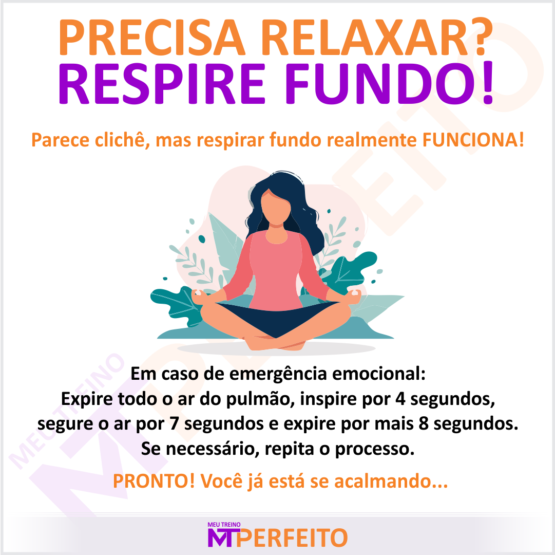 Precisa relaxar? Respire fundo!