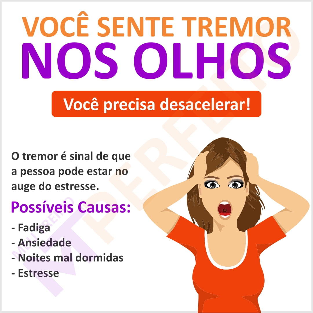 Você sente tremor nos olhos