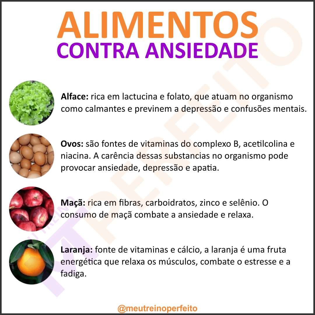 Alimentos contra Ansiedade