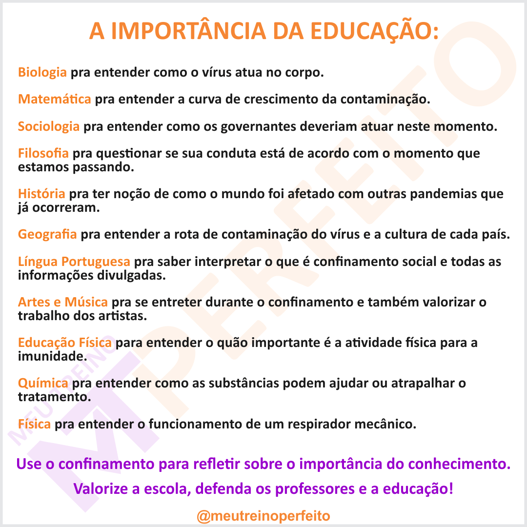 A importância da educação