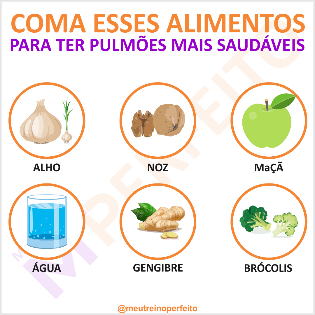 Coma esses alimentos para ter pulmões mais saudáveis