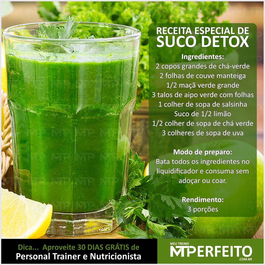 Receita Suco Detox