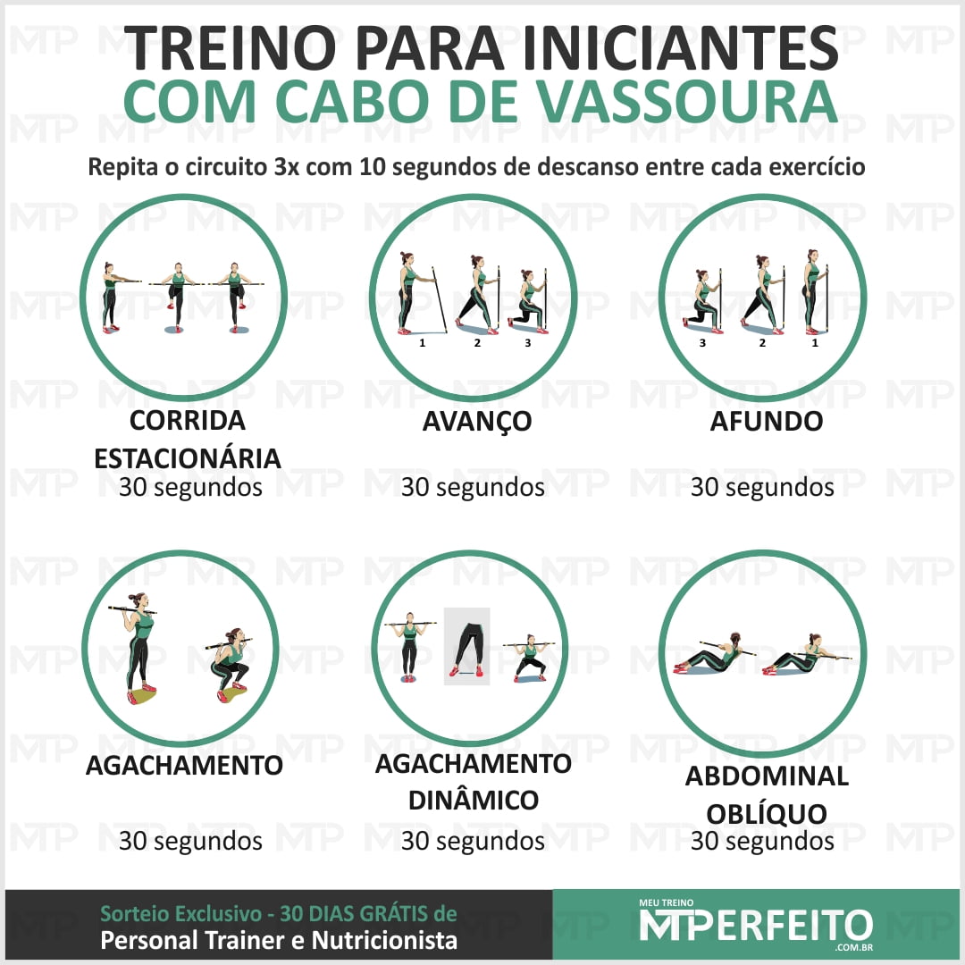 Treino para Iniciantes com Cabo de Vassoura