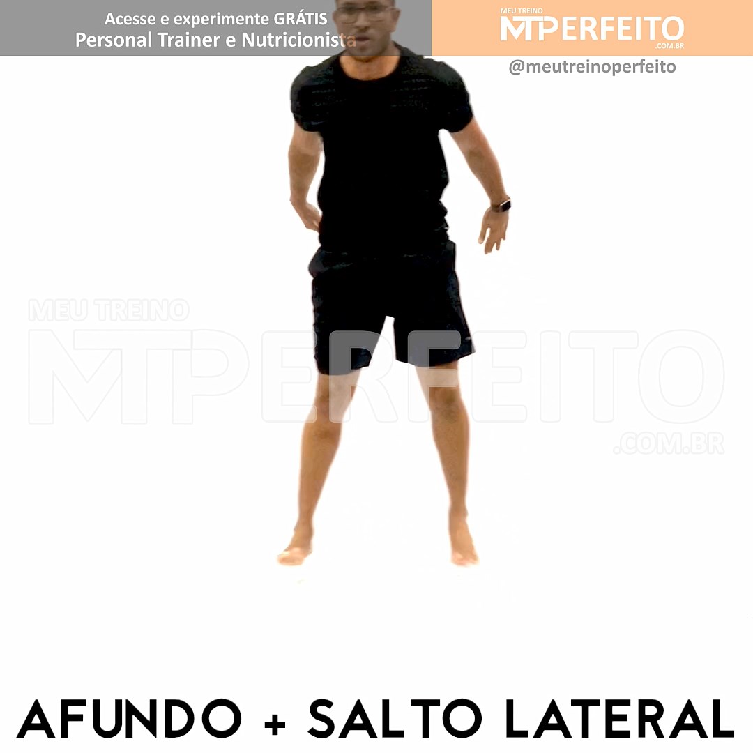 Afundo mais Salto Lateral