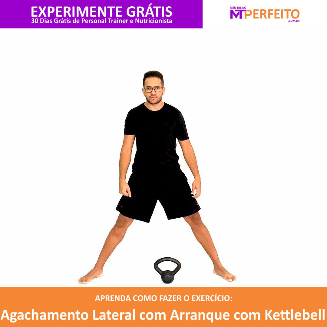 Agachamento Lateral com Arranque com Kettlebell