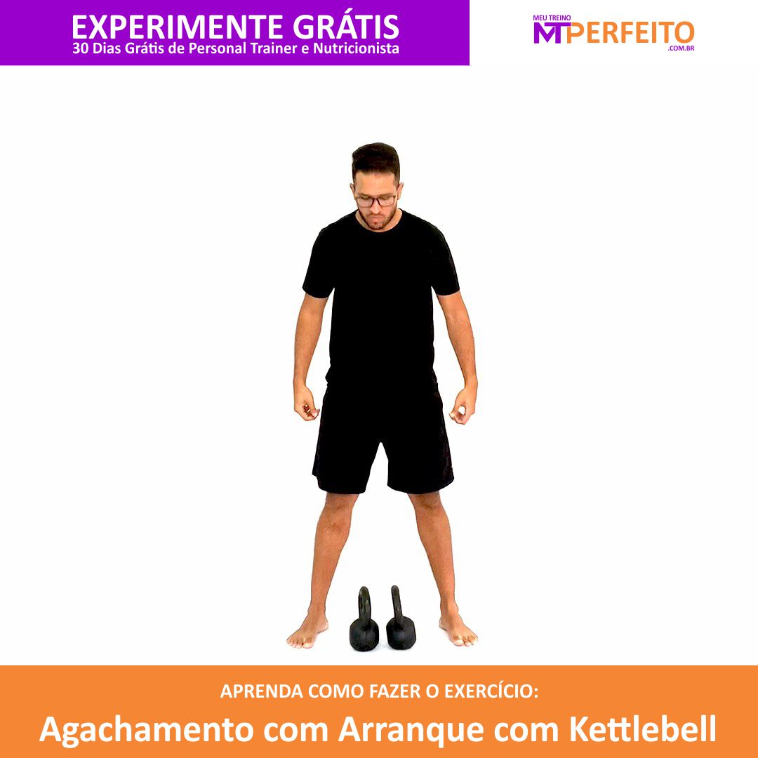 Agachamento com Arranque com Kettlebell