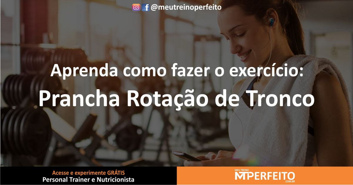 Prancha Rotação de Tronco