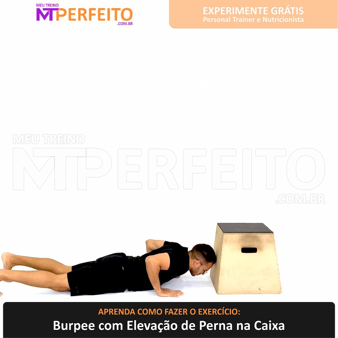 Burpee com Elevação de Perna na Caixa