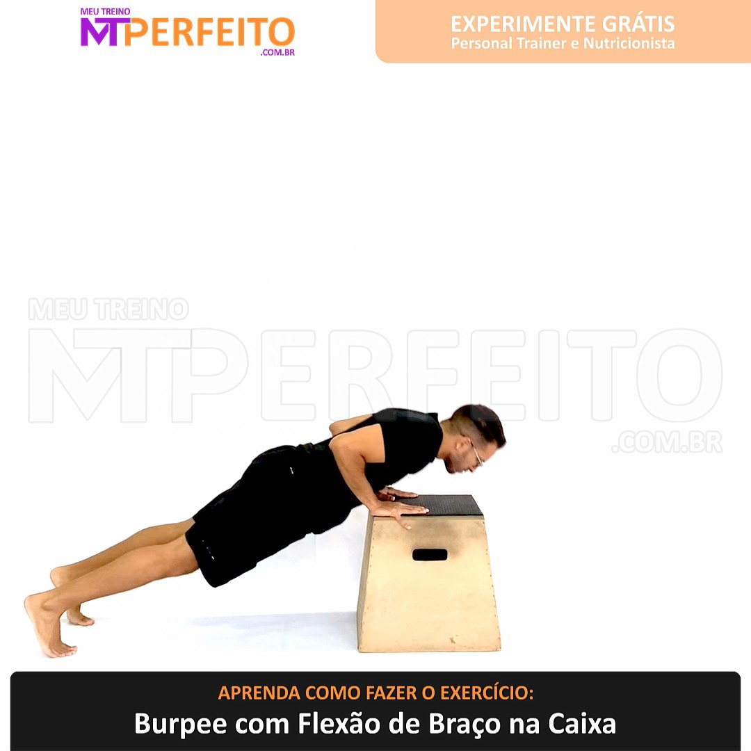 Burpee com Flexão de Braço na Caixa