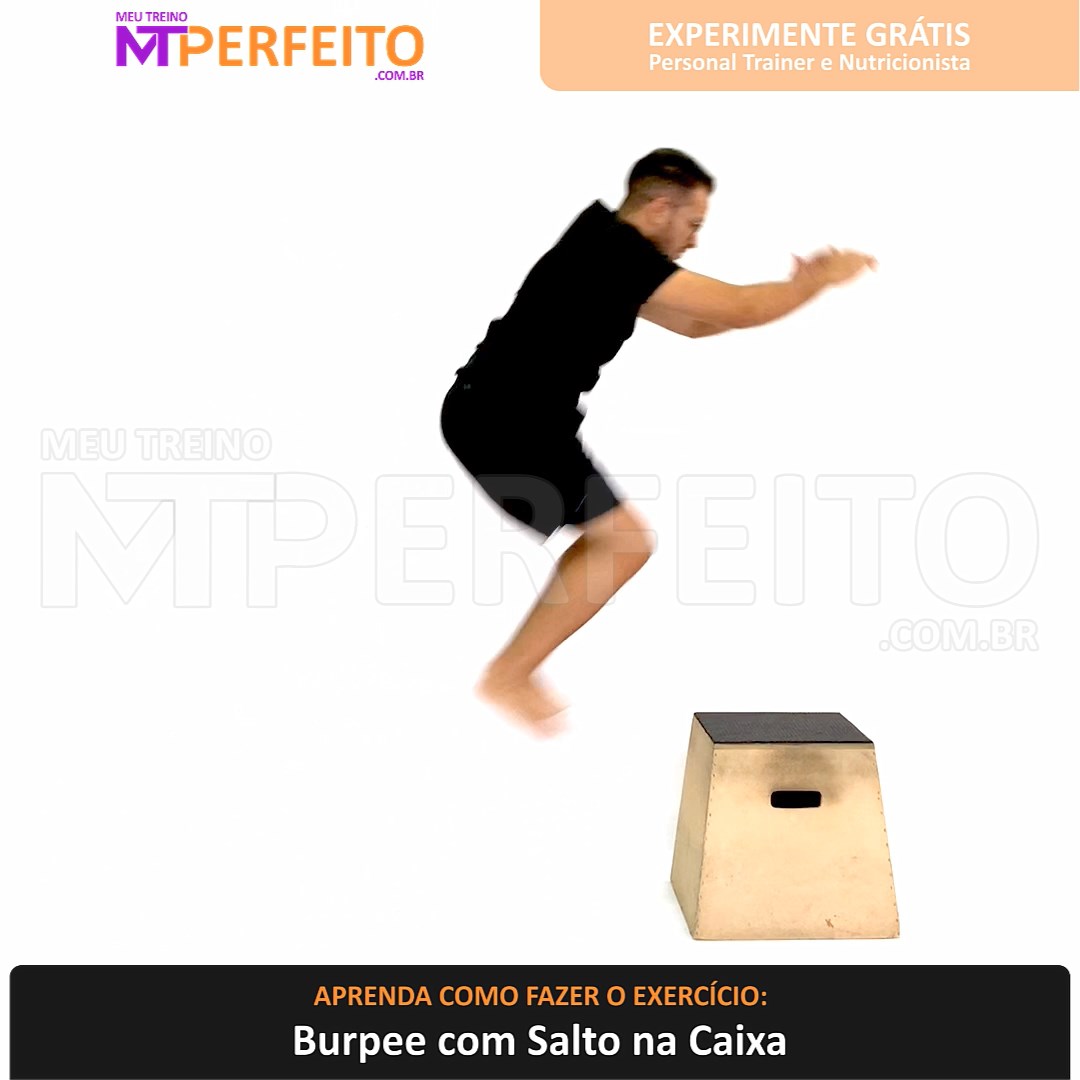 Burpee com Salto na Caixa