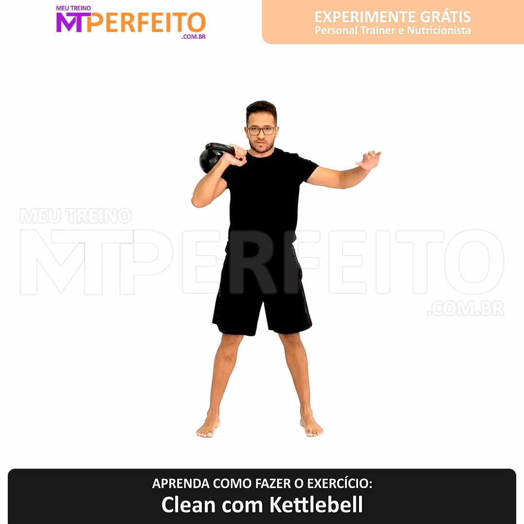 Clean com Kettlebell