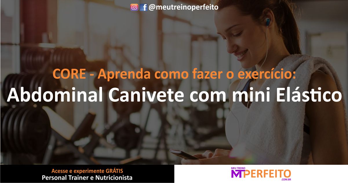 Abdominal Canivete com mini Elástico