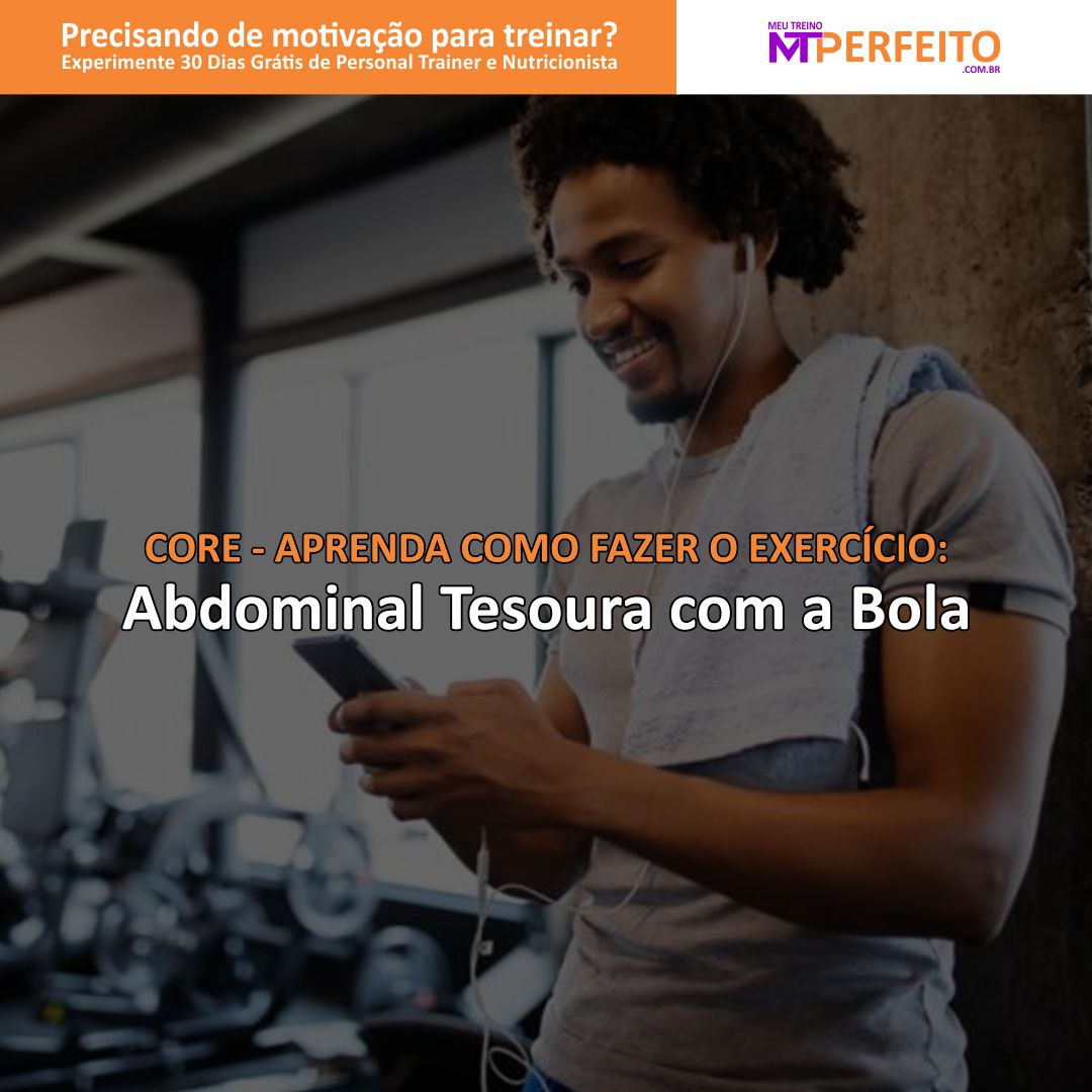 Abdominal Tesoura com a Bola