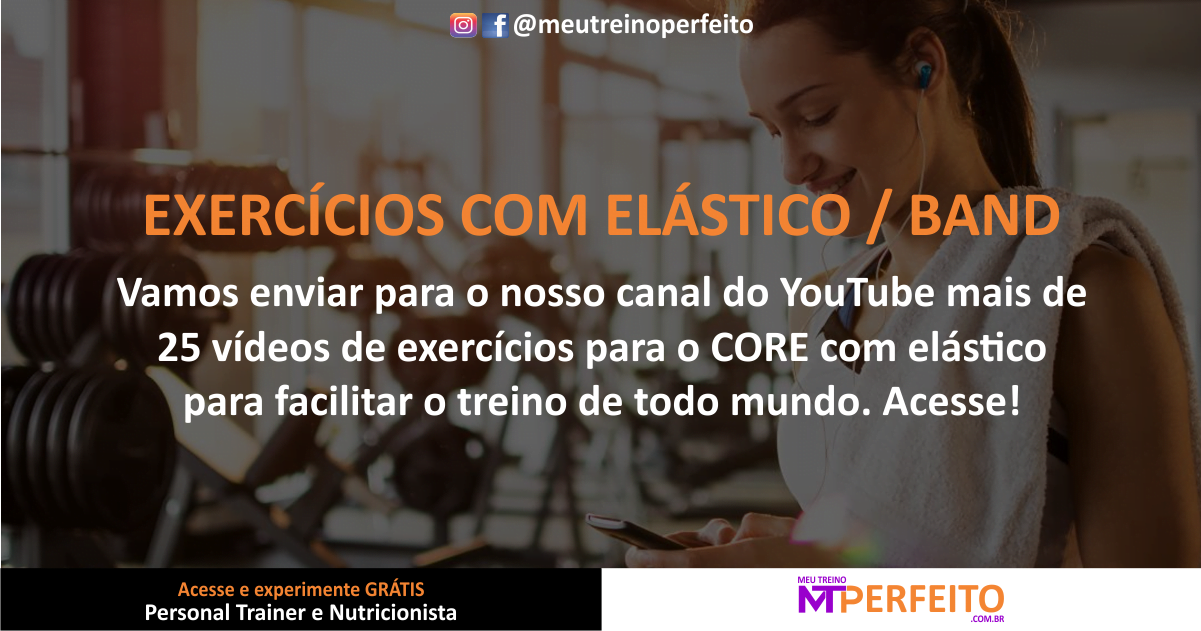 Mais de 25 exercícios para o CORE com elástico