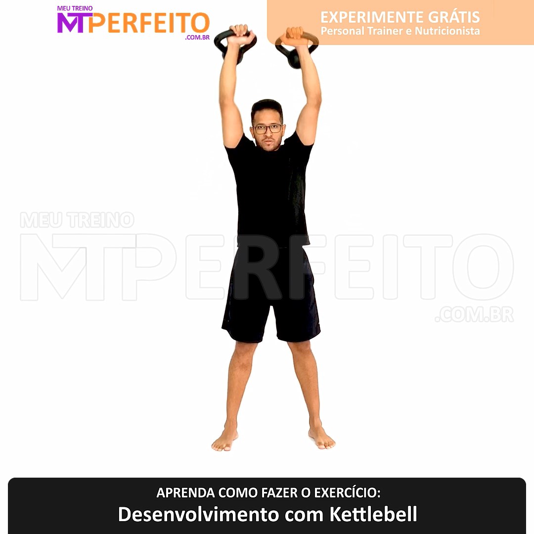 Desenvolvimento com Kettlebell