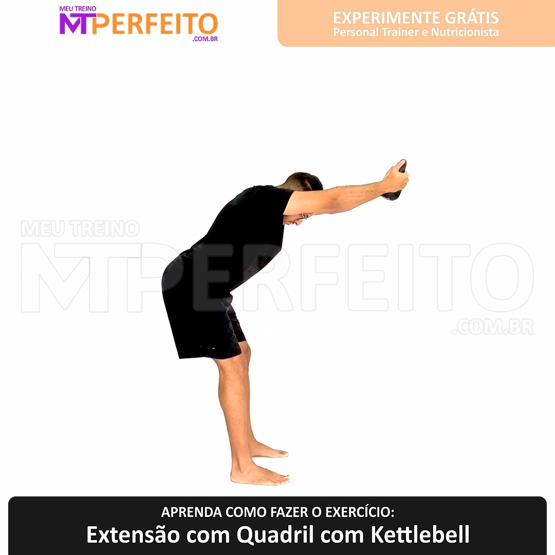 Extensão com Quadril com Kettlebell