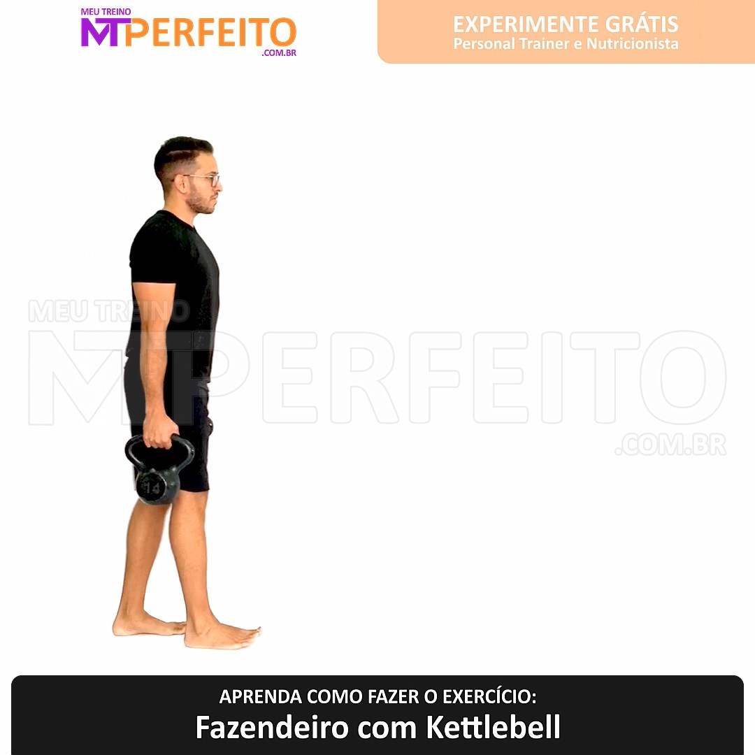 Fazendeiro com Kettlebell