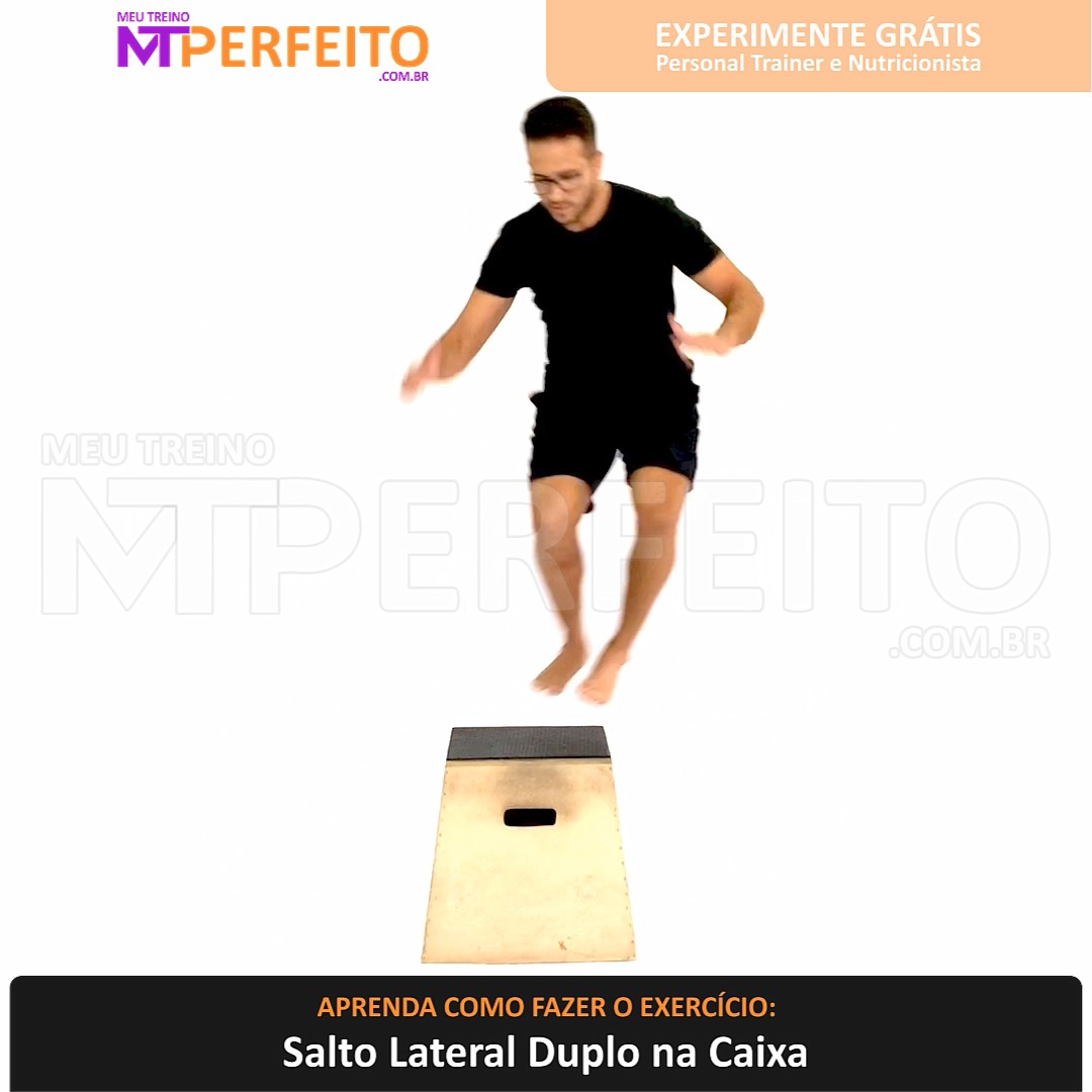 Salto Lateral Duplo na Caixa