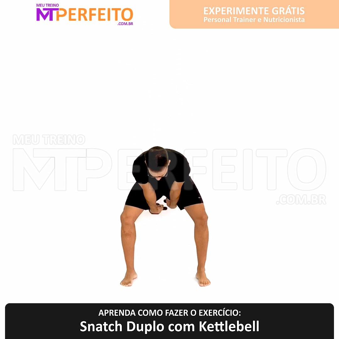 Snatch Duplo com Kettlebell