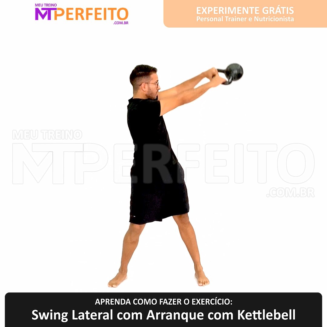 Swing Lateral com Arranque com Kettlebell