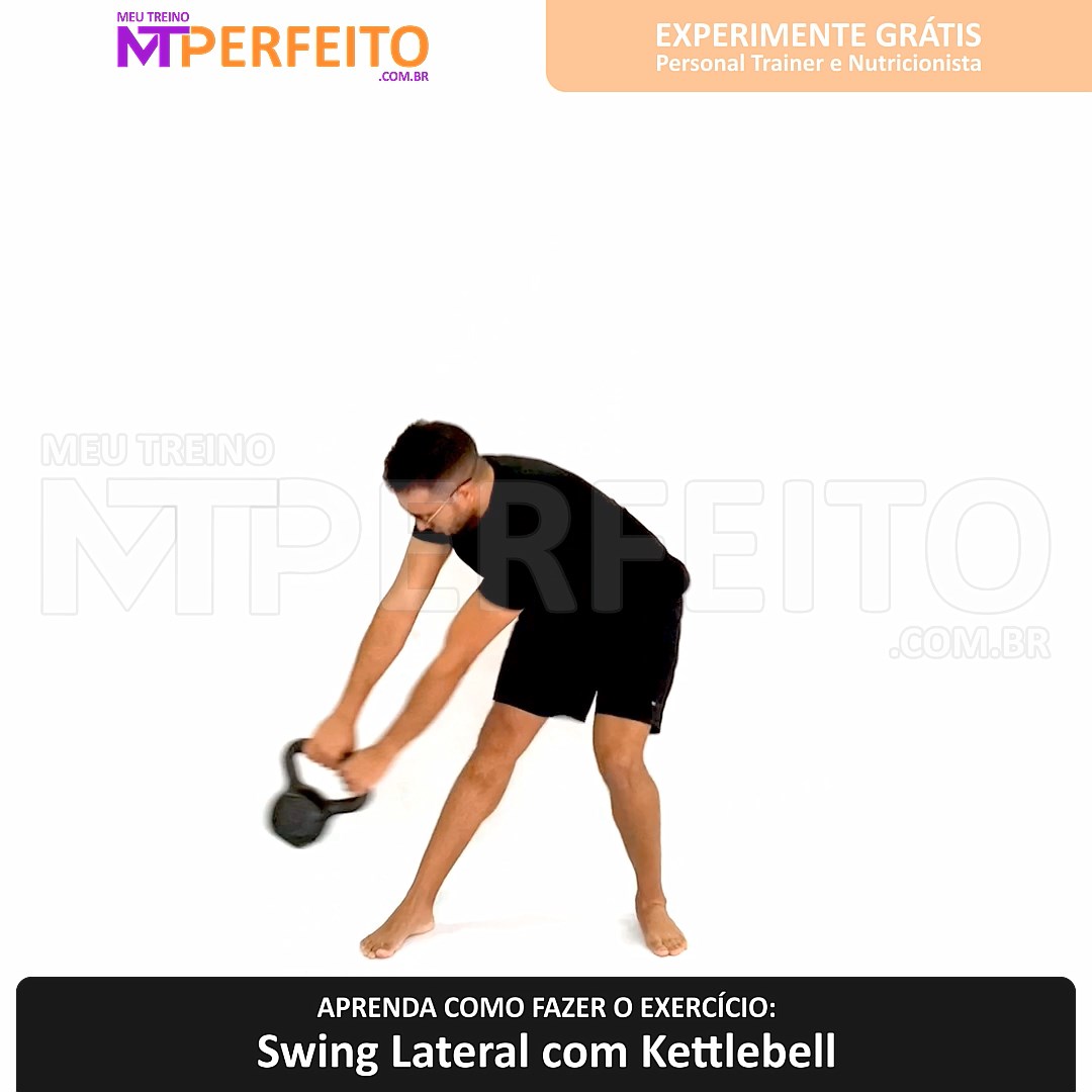 Swing Lateral com Kettlebell