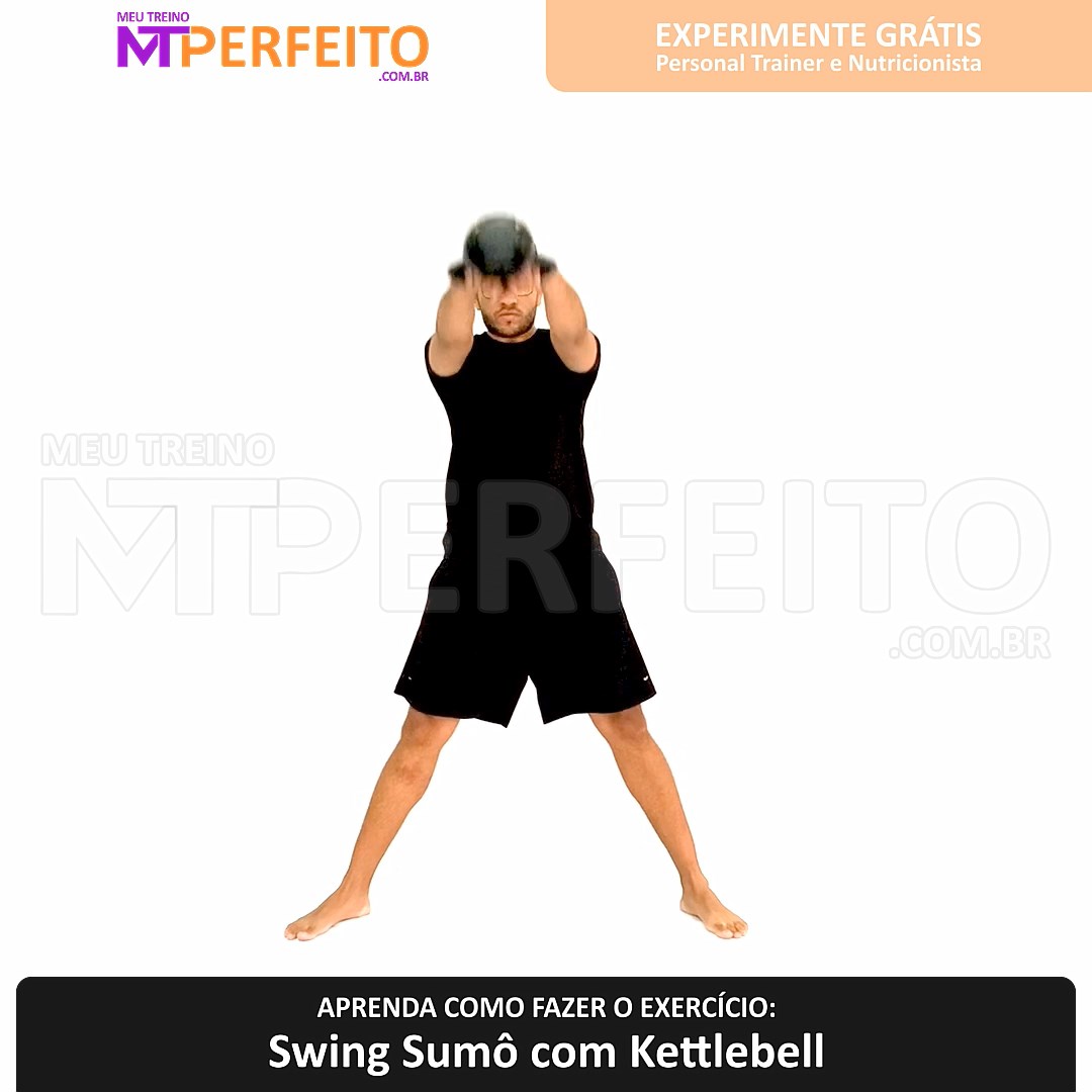 Swing Sumô com Kettlebell