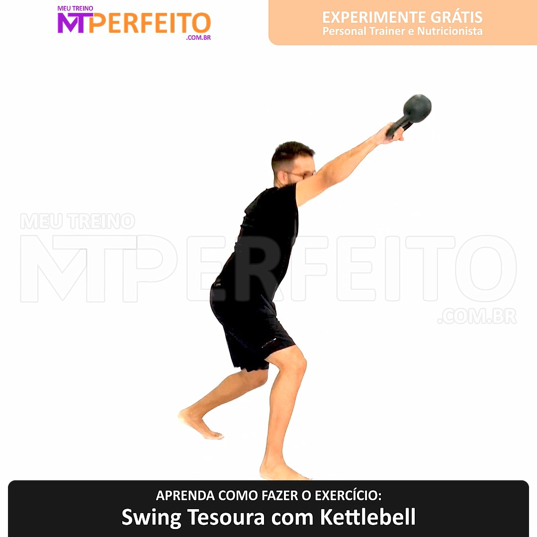 Swing Tesoura com Kettlebell