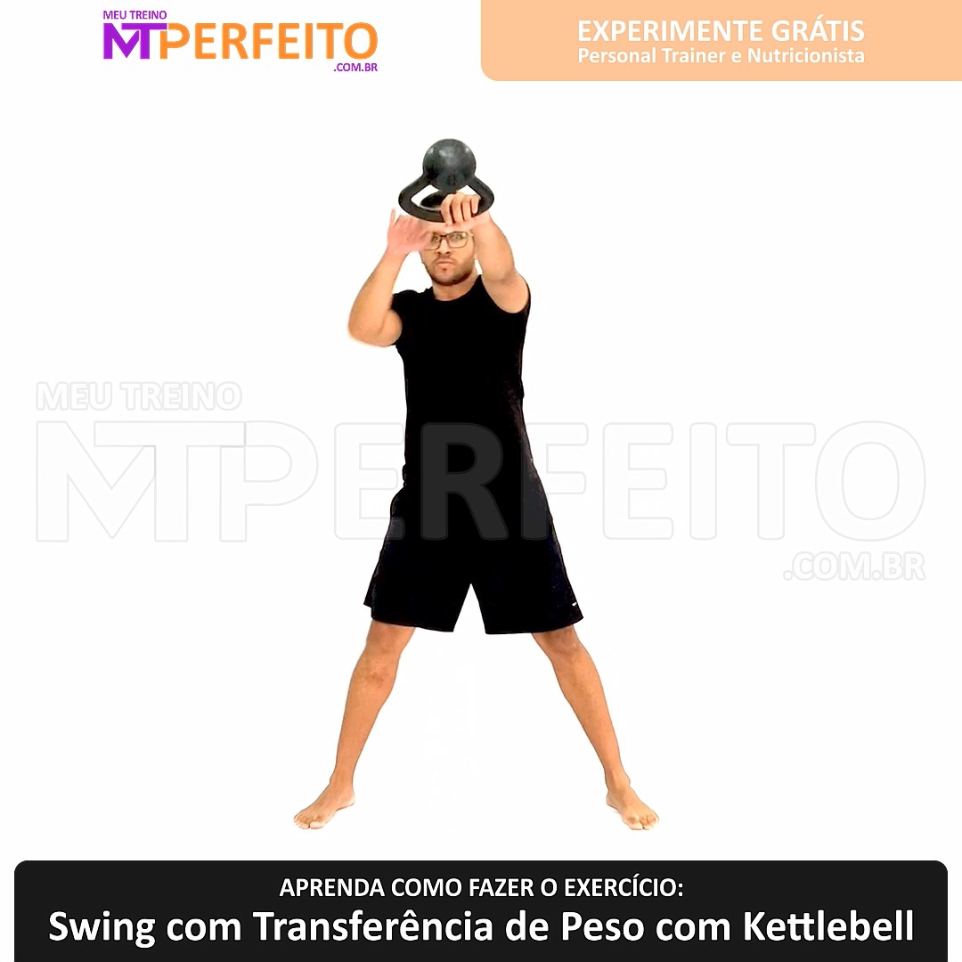 Swing com Transferência de Peso com Kettlebell