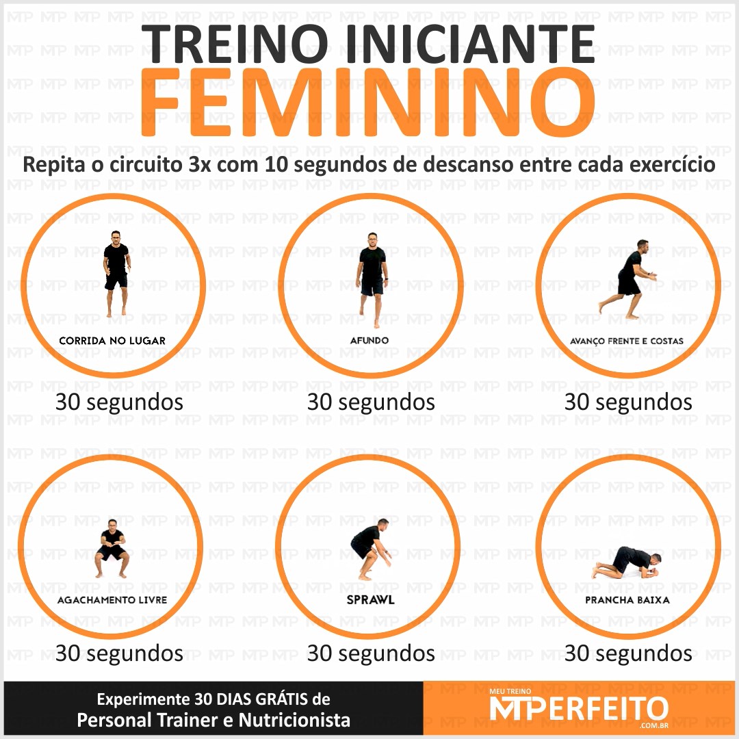 Exercícios para iniciantes feminino para fazerem em casa