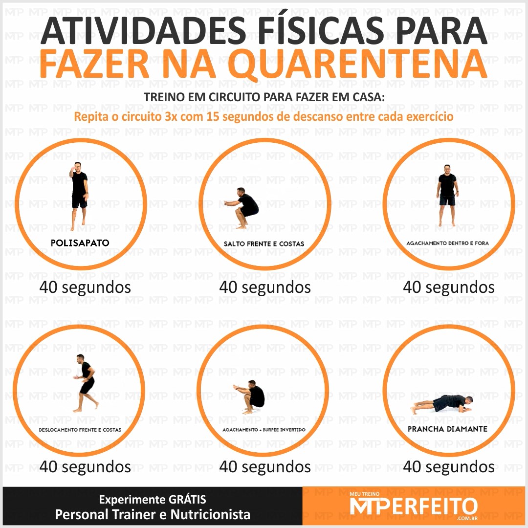 Atividades Físicas para Fazer na Quarentena