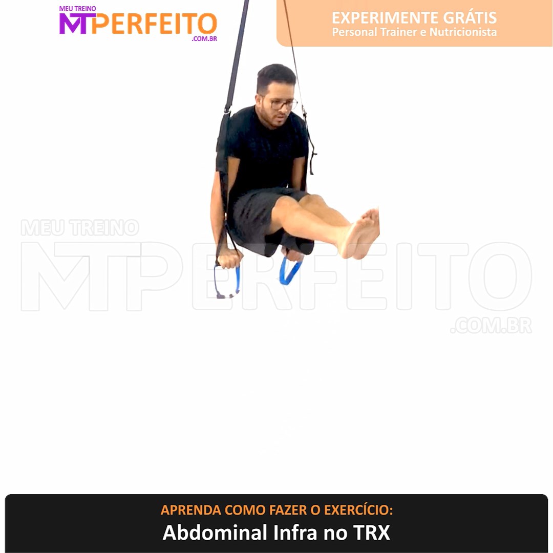 Abdominal infra no TRX