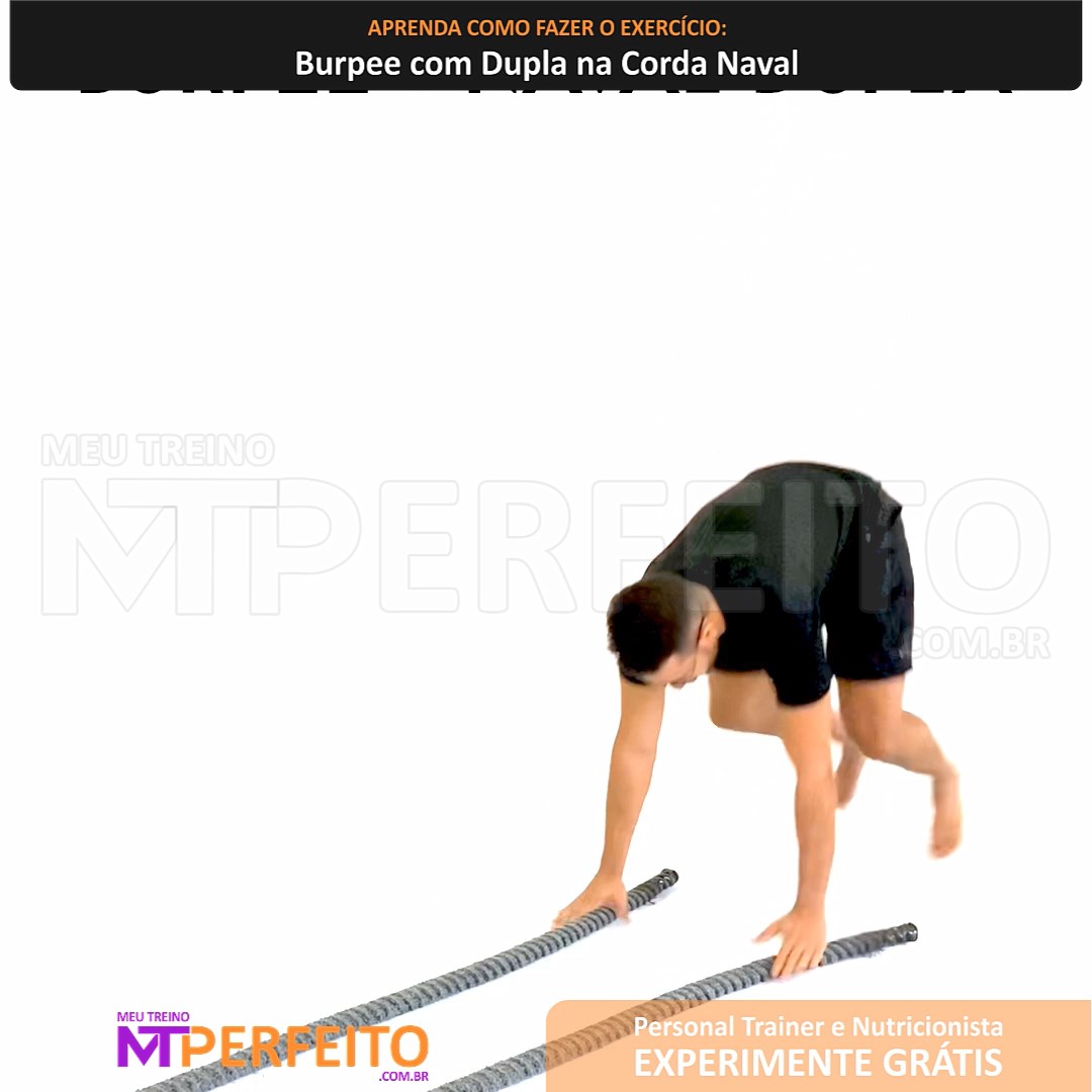 Burpee com Dupla na Corda Naval