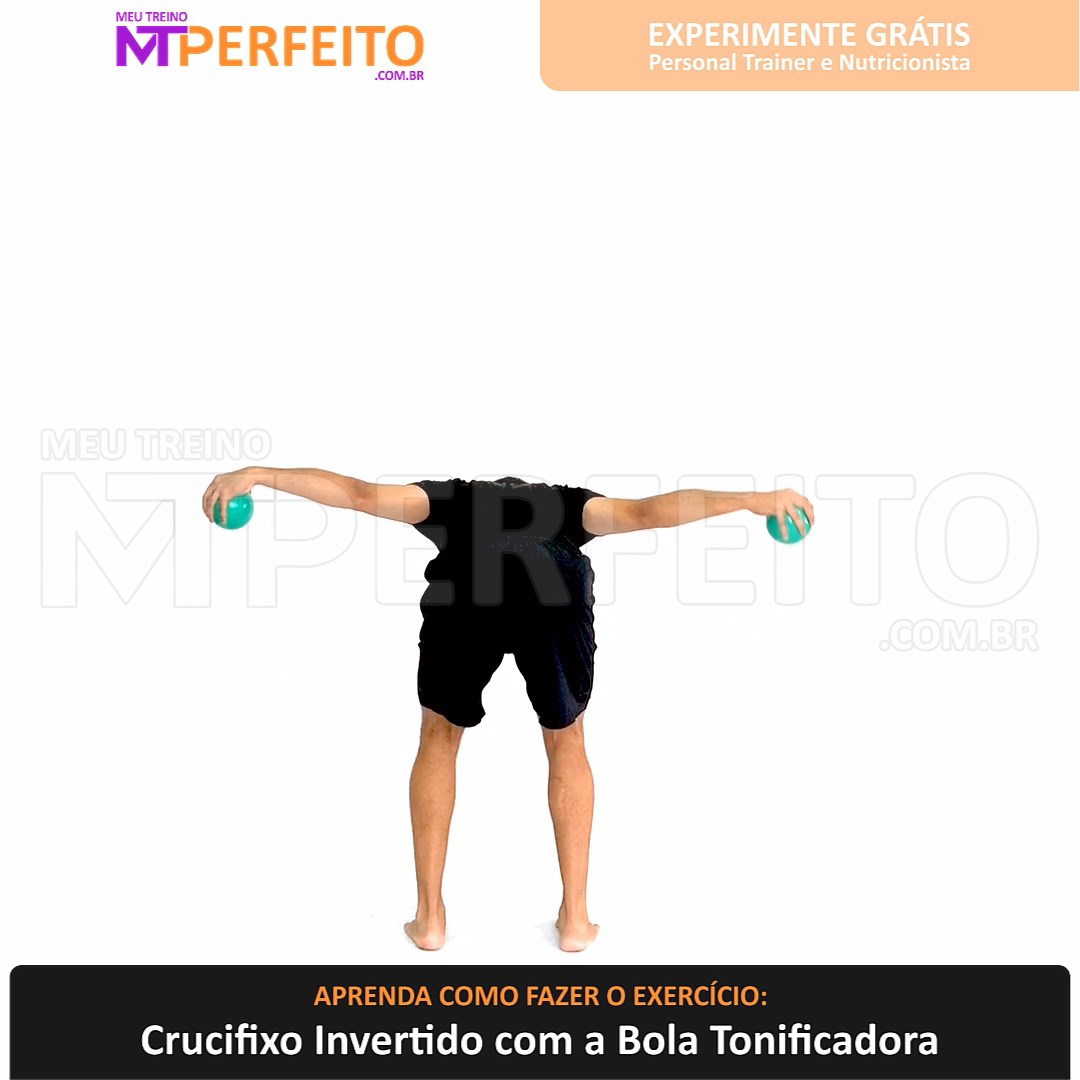 Crucifixo Invertido com a Bola Tonificadora