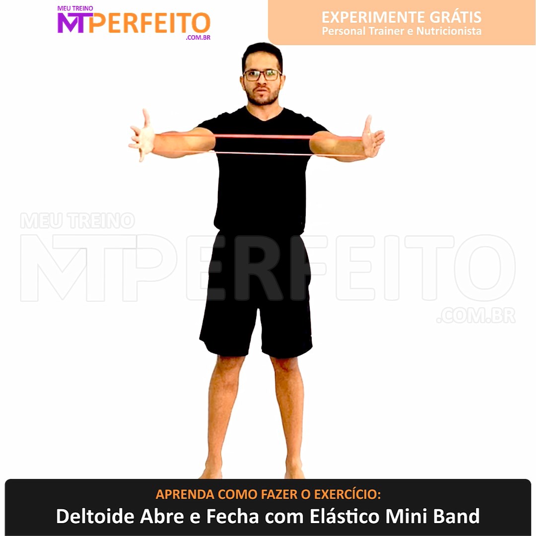 Deltoide Abre e Fecha com Elástico Mini Band