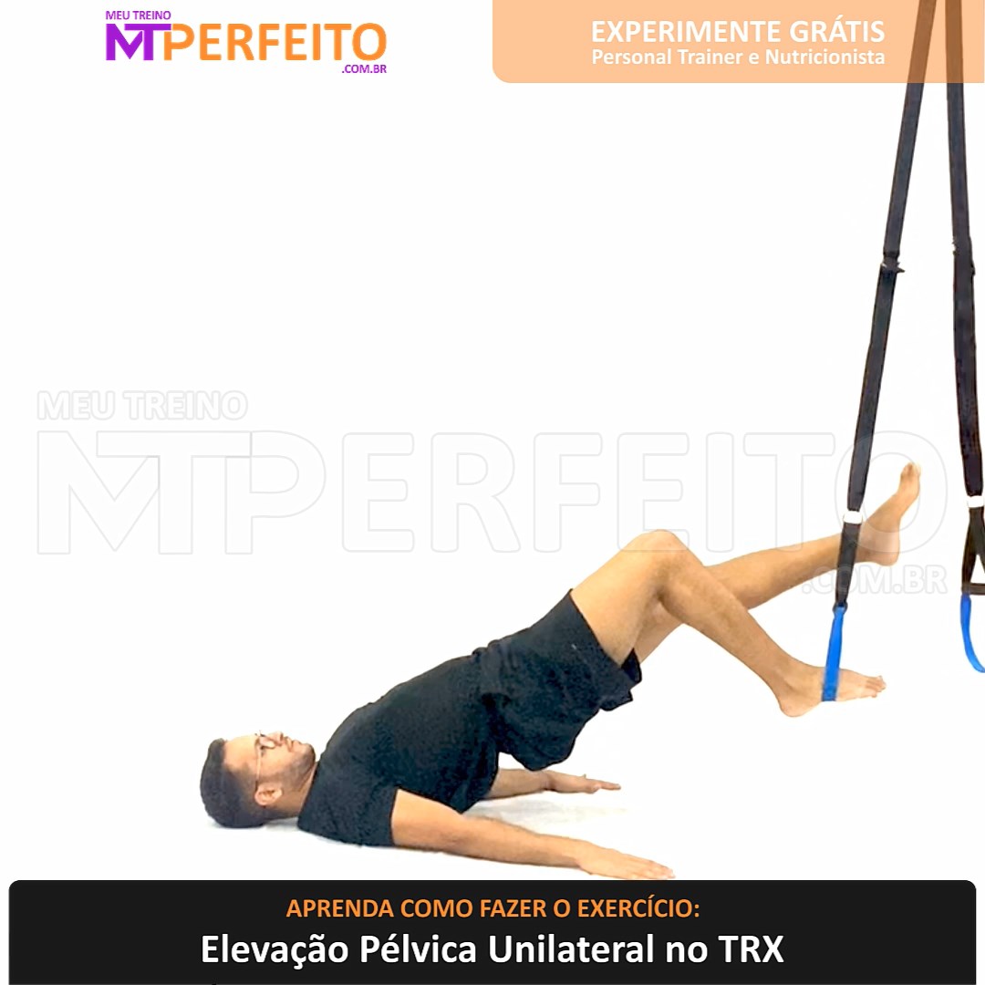 Elevação Pélvica Unilateral no TRX