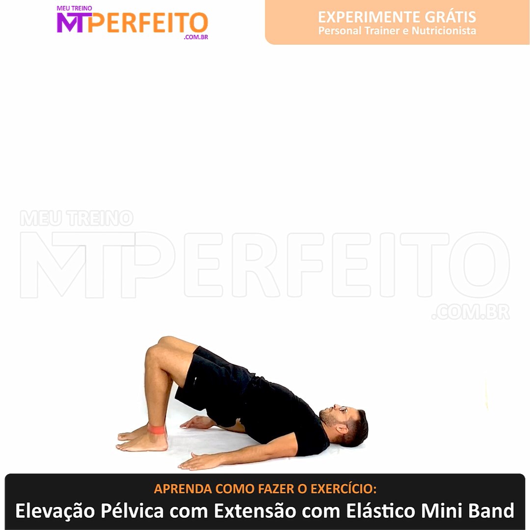 Elevação Pélvica com Extensão com Elástico Mini Band