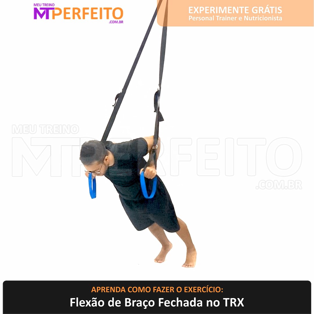 Flexão de Braço Fechada no TRX