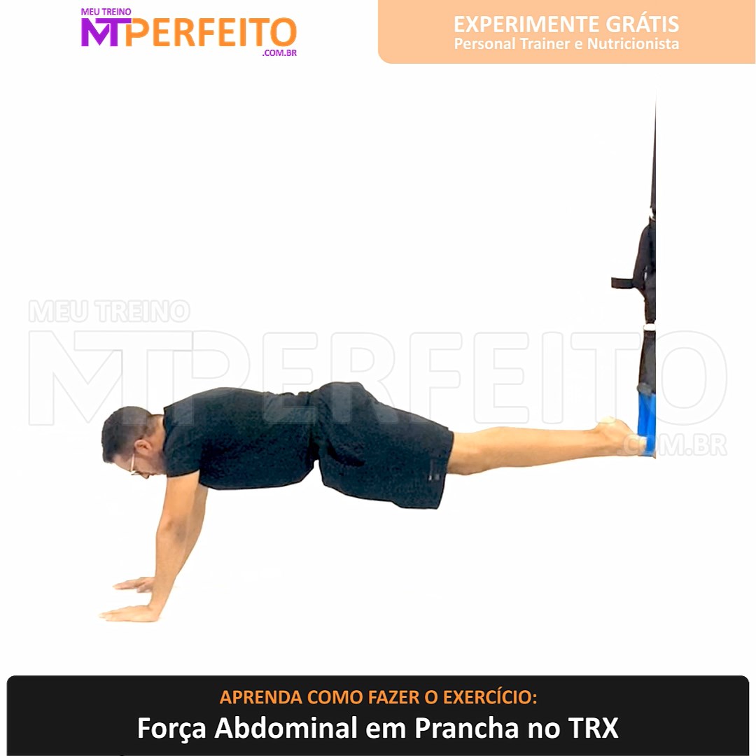 Força Abdominal em Prancha no TRX