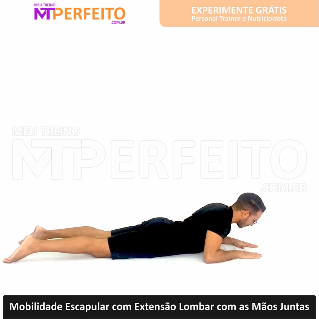 Mobilidade Escapular com Extensão Lombar com as Mãos Juntas