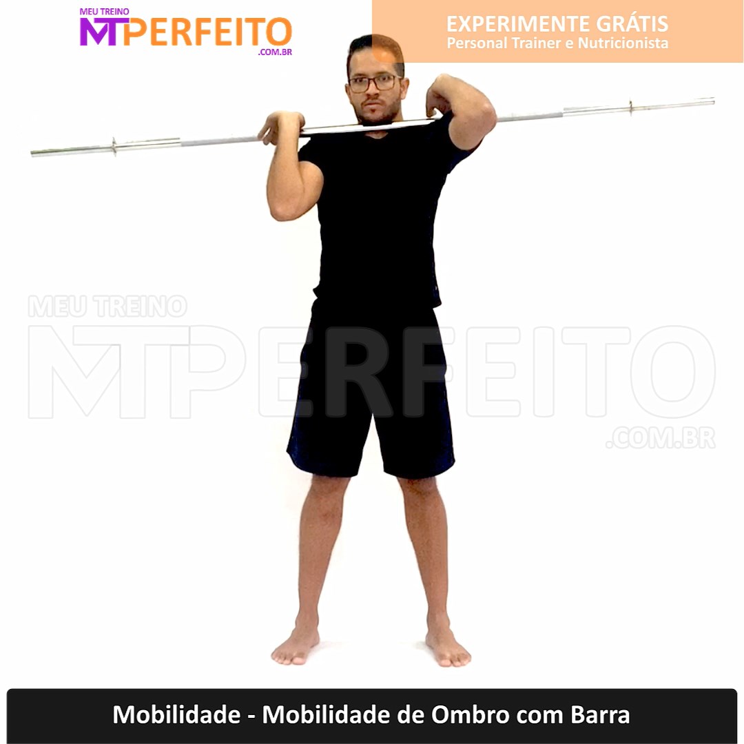 Mobilidade de Ombro com Barra