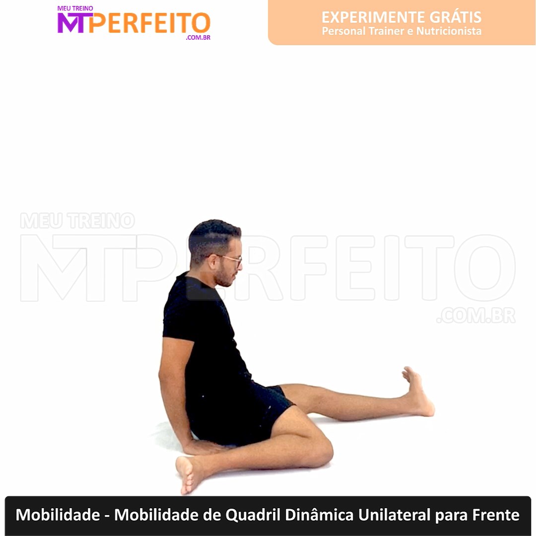 Mobilidade de Quadril Dinâmica Unilateral para Frente